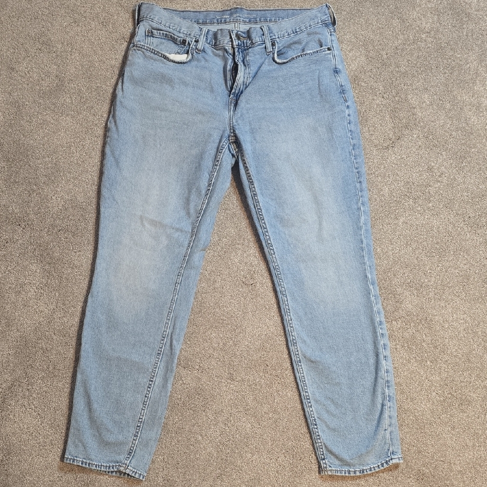 Old Navy Athletic Taper Distressed Jeans